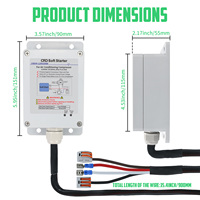 Démarreur progressif pour climatiseur RV monophasé sans onduleur, 120V 20A, haute puissance, usage domestique, construction métallique, vente chaude transfrontalière