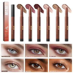 Barra de <span class=keywords><strong>Maquillaje</strong></span> de Color Intenso con un Solo Trazo, <span class=keywords><strong>Maquillaje</strong></span> de Larga Duración, Sombras de Ojos en 6 Tonos, Barra de Sombras de Ojos Todo en Uno - Product Image 1