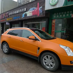 Vinilo de PVC de alta calidad para coche, envoltura de vinilo para coche, supermate, naranja, proveedor de China, plateado - Product Image 1