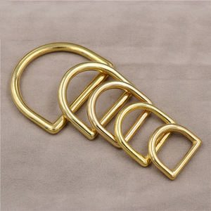 DWDP латунная металлическая пряжка 13 мм 15 мм 16 мм 20 мм 22 мм 25 мм 30 мм твердая латунь <span class=keywords><strong>D</strong></span> кольцо - Product Image 6