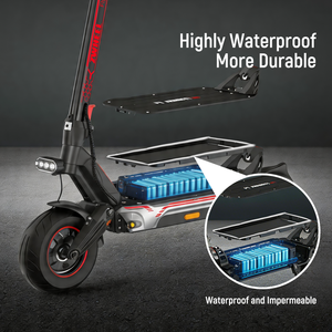 สกู๊ตเตอร์ไฟฟ้าสำหรับผู้ใหญ่ GT1LITE D แบตเตอรี่ความจุสูงพิเศษ 25Ah ระยะทาง 80 กม. มอเตอร์คู่ทรงพลัง ความเร็วสูง พับได้ กันน้ำ โครงอะลูมิเนียม - Product Image 4
