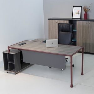 Factory Wholesale Hot-selling Luxury Modern Wooden Style Design <b>Desk</b> Environmental protection Administrative Office Furniture - Product Image 5