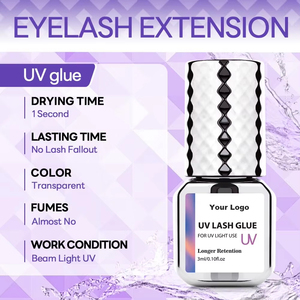 Adhesivo Transparente UV para Extensiones de Pestañas, Sin Humos, Sensible, Libre de Líquidos, Pegamento para Extensiones de Pestañas UV, Sin Limitaciones con Humildad - Product Image 5