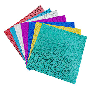 Glitzer-Bastelpapier Origami-Stern Handgemachtes Papier Glitzer-Origami Kinder Handgemachtes DIY Glitzer Gefaltete Tausend-Papier-Kraniche - Product Image 4