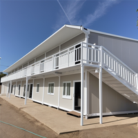 Maison conteneur préfabriquée mobile de 20 pieds, prête à l'emploi, pour bureau, maison de luxe portable