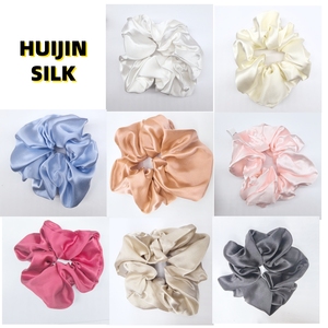 HUIJIN lüks yüksek elastik dut ipek Scrunchies saç aksesuarları koleksiyonu kadınlar için at kuyruğu tutucu saç bağları Set - Product Image 5