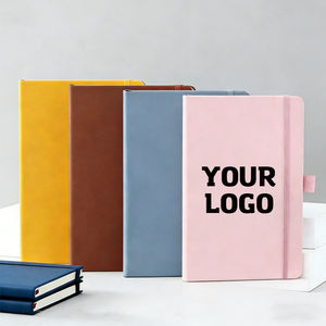 Werbeartikel Geschäftsgeschenk Klassisches Design Farbiges Elastisches Leder A5 A6 Hardcover Schulnotizbuch Individuelles LOGO Tagebuch Journal - Product Image 1
