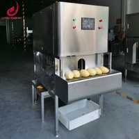 Juyou Automatische Industriële Sinaasappelpeer Citroen Persimmon Dragon Fruit Mango Slice Slicer Dunschiller Gesneden Schil Machine