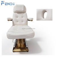 Table de massage électrique moderne en gros pour salon et spa, fauteuil de beauté réglable pour soins du visage