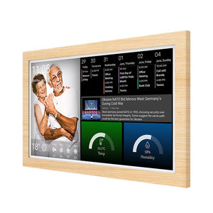 Treo tường 15.6inch khung gỗ kỹ thuật số biển PoE NFC Android <span class=keywords><strong>Tablet</strong></span> lịch máy cho khách sạn nhà lập kế hoạch - Product Image 5