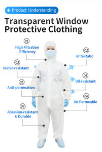 투명창호 작업장을 이용한 일회용 방호 의류 생산 전문 공급업체 - Product Image 6