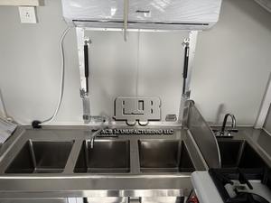 Remorque alimentaire entièrement équipée ACB, cuisine complète pour les en-cas, la crème glacée, construction en acier inoxydable et aluminium, résistante à la rouille - Product Image 5