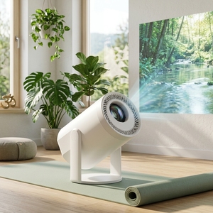 Nouveau prix TURN1 <span class=keywords><strong>Mini</strong></span> projecteur portable Android 14 intelligent Full HD 200 lumens avec haut-parleur intégré pour home cinéma - Product Image 3