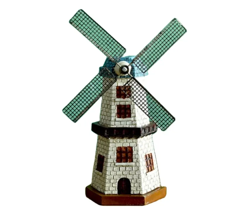 home furnishings,Nordic creative retro Dutch windmill home furnishings set living room shop bar cafe small decorations