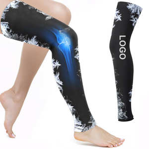 2026 Venta caliente logotipo personalizado precio de fábrica 8mm terapia fría y caliente recuperación muscular deporte Gel de hielo manga de pierna completa - Product Image 1