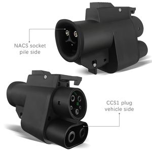 Adaptateur <span class=keywords><strong>de</strong></span> charge pour véhicule électrique DC, adaptateur <span class=keywords><strong>de</strong></span> prise <span class=keywords><strong>Tesla</strong></span> vers CCS1 pour l'Amérique du Nord, CCS Combo 1 - Product Image 1
