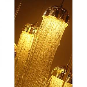 Lustre moderne en verre de luxe et léger Méduse art créatif villa salon restaurant bar lustre à pampilles - Product Image 5