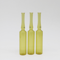 Ampoule imprimée de vitamine C, en verre neutre, ouverte