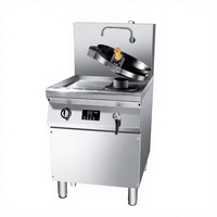 SEMIKRON 110V/220V Machine de cuisson automatique au gaz personnalisée pour wok, robot de cuisson pour sauténer, robot chef pour riz frit, nouilles et pâtes