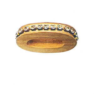 Support en bois pour bracelets et chaînes, idéal pour la réparation de bijoux, le sertissage de pierres, le polissage et les outils de fabrication de bijoux | GS202B - Product Image 1