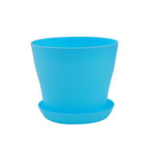 <strong>Cheap</strong> Garden Supplies Plastic Gardening Pot <strong>Planter</strong> for Plant Flower Succulent Pots with Tray Saucer - Product Image 1