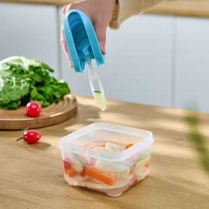 Customized Fruit Containers <b>Fridge</b> Produce Saver <b>Portable</b> Plastic Kitchen Sealed Box Lid Handle - Product Image 3
