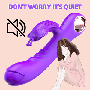 Vibromasseur de clitoris pour adulte, jouets sexuels pour femme, gode, stimulateur du point G, stimulateur clitoridien, masseur, nouveau modèle 2 ln 1 - Product Image 5