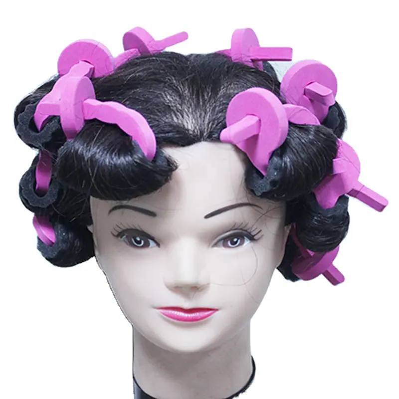 Usine vente entière torsion Flexible Bendy Magic rouleau Eva mousse cheveux rouleaux pour les femmes beauté à la maison