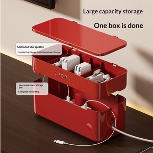 Práctica Caja Organizadora de <span class=keywords><strong>Cables</strong></span> <span class=keywords><strong>para</strong></span> el Hogar, Sala de Estar, Cocina, Multifuncional, Impermeable, Organizador de <span class=keywords><strong>Cables</strong></span> Móvil <span class=keywords><strong>para</strong></span> Router - Product Image 3