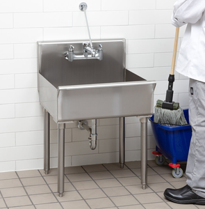 Fregadero de un solo seno, de pie, para restaurante, hotel, equipo de servicio, cocina comercial, equipo de cocina para restaurante - Product Image 3