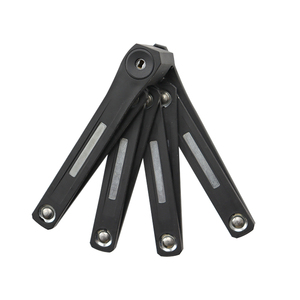 Fabrieks prijs groothandel opvouwbare fietskettingslot opvouwbare fatbike accessoire lichtgewicht motorfiets slot fietsslot - Product Image 1