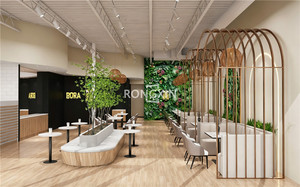Décoration intérieure moderne pour café commercial, ensemble table et chaises sur mesure pour restaurant et café, design de mobilier de café tendance et personnalisé - Product Image 3