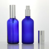 5ml 30ml 1oz 2oz 50ml 60ml Flacon pulvérisateur de brume fine en verre noir mat avec capuchon de pompe de pulvérisation pour laque pour cheveux