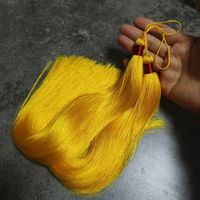 Sjzmm haute qualité 35cm grands glands en soie frange pour la décoration de fête gland en soie porte-clés gland en soie pour collier de bijoux