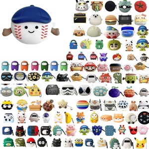 Étui pour écouteurs 3D mignon et kawaii, coque de protection pour <span class=keywords><strong>Airpods</strong></span> 1 2 <span class=keywords><strong>3</strong></span> 4, coque protectrice pour Pro 2 pour garçons et filles - Product Image 1