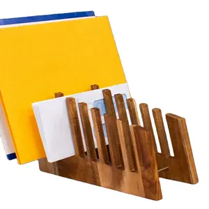 办公室和家庭用木制邮件收纳器立式书桌信/信封/文件/纸/文件夹/收纳器