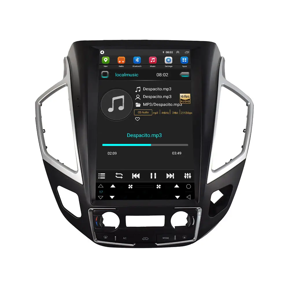 Reproductor de DVD Multimedia para coche con pantalla táctil Android de 12,1 pulgadas estilo Tesla para DongFeng Aeolus AX7 2015 2016 2017 2018 2019 2020