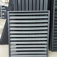 Stores à lamelles horizontales modernes en aluminium sur mesure, durables, écologiques, isolants thermiquement pour hôtels et appartements