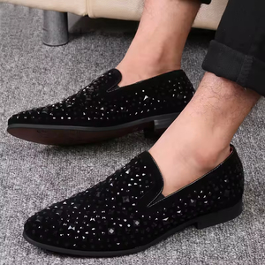 Zapatos Oxford de Diseño de Alta Gama, Cuero Genuino Hecho a Mano, Zapatos Formales de Negocios Británicos para Hombre, Punta Negra de Cuero, Antideslizantes para Otoño - Product Image 4