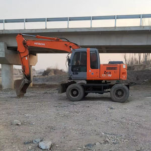 <b>Used</b> Wheel Excavator ZAXIS130W <b>Used</b> <b>Machinery</b> High Quality Real Price <b>Used</b> Wheel Excavator Hitachi ZX130W ZX145W ZX170W ZX180W - Product Image 1