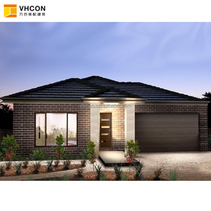 Casa Prefabricada de Panel Sándwich de Fibra de Hormigón, Ligera, Resistente al Viento, Fácil de Instalar, Estilo Villa, para <span class=keywords><strong>Playa</strong></span> o Bosque - Product Image 5