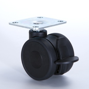 Ruota Girevole di Alta Qualità 2/2,5 Pollici in PA PP TPE per Uso Medico, Ruota per Mobili da Ufficio a <span class=keywords><strong>Montaggio</strong></span> su Piastra per Attrezzature Sanitarie - Product Image 2