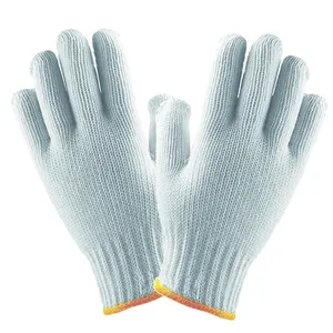 Manufacturer wholesale high quality industrial work gloves white gloves 100% cotton gloves