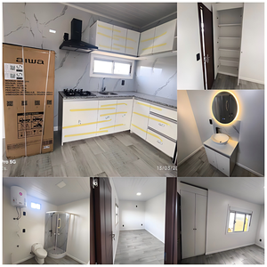 Appartamento Modulare <span class=keywords><strong>in</strong></span> Container a 2 Piani con Cabina Doccia, Alloggio Prefabbricato di Alta Gamma, Ecologico e Impermeabile - Product Image 5