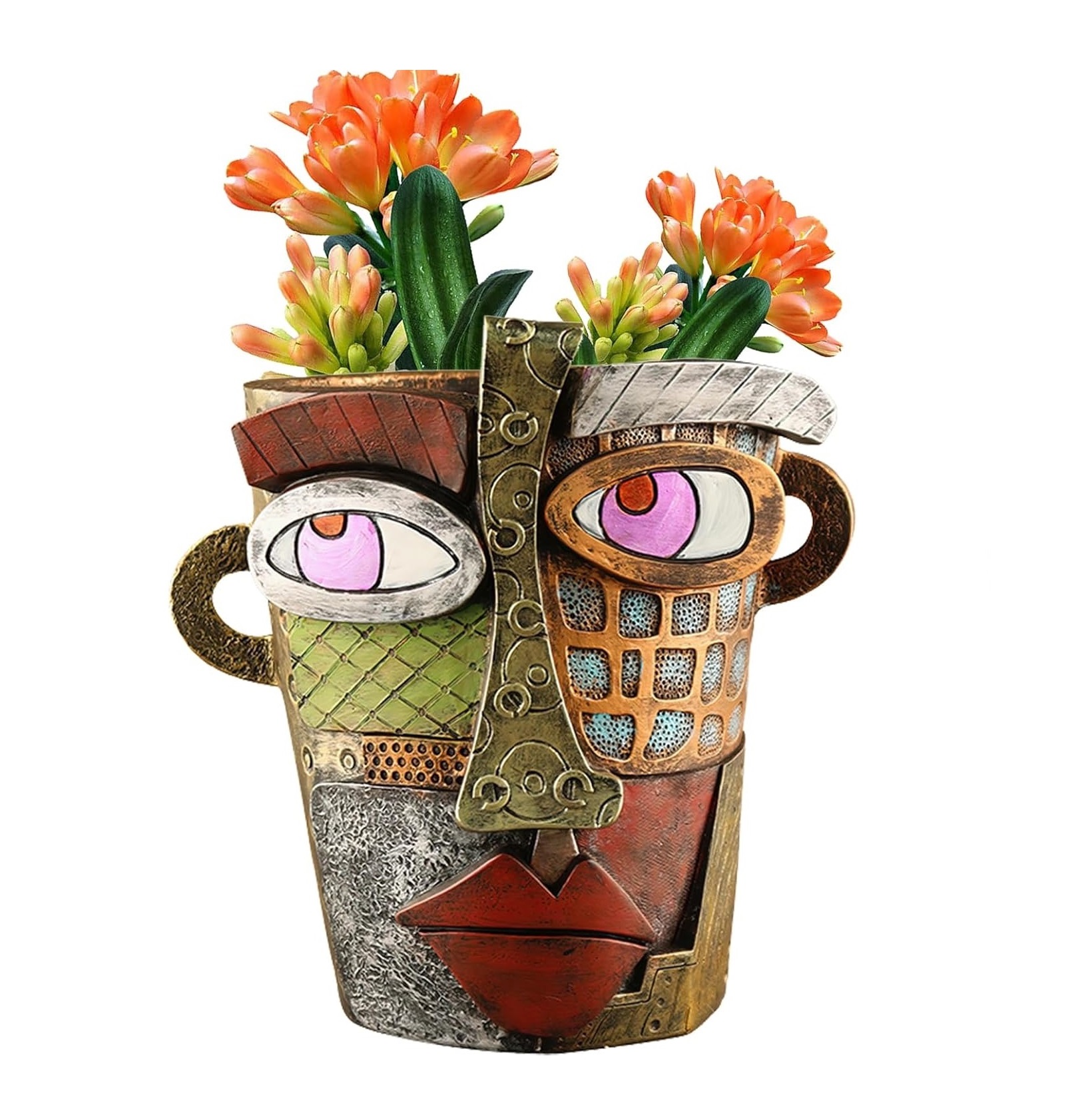 pot de fleur coloré