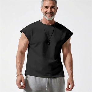 Tank <b>Top</b> 70% Polyester 30% Cotton Solid Knitted <b>Crop</b> <b>Cami</b> Custom Design Yoga Tank <b>Top</b> - Product Image 1