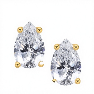 S925 Sterling <b>Silver</b> Sunflower Moissanite <b>Stud</b> <b>Earrings</b> <b>Set</b> with VVS Moissanite GRA Certified Fashionable and Luxurious - Product Image 4