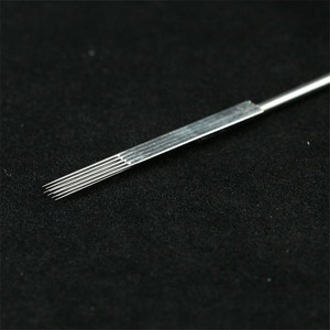 मी लूओ 50 पीसी डिस्पोजेबल ओ गैस स्टरलाइज्ड 316L स्टेनलेस स्टील की प्रमाणित त्वचा सुरक्षित बहु-टेपर पारंपरिक टैटू सुई - Product Image 4