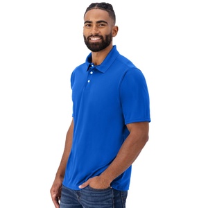 Chemises pour hommes en polyester tricoté respirant et à séchage rapide, décontractées, pour le sport et le golf, été, logo personnalisé, vente en gros, promotionnelles - Product Image 3