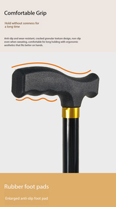 Bastón de Altura Ajustable para Personas Mayores, Bastón de Cuatro Patas - Product Image 3